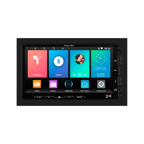 Automagnetola 2DIN 7", BT, GPS, USB, Aux Kruger&Matz 